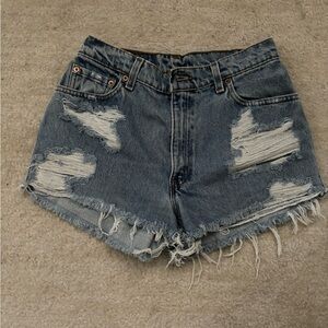 Levi's Blue Distressed 550 vintage